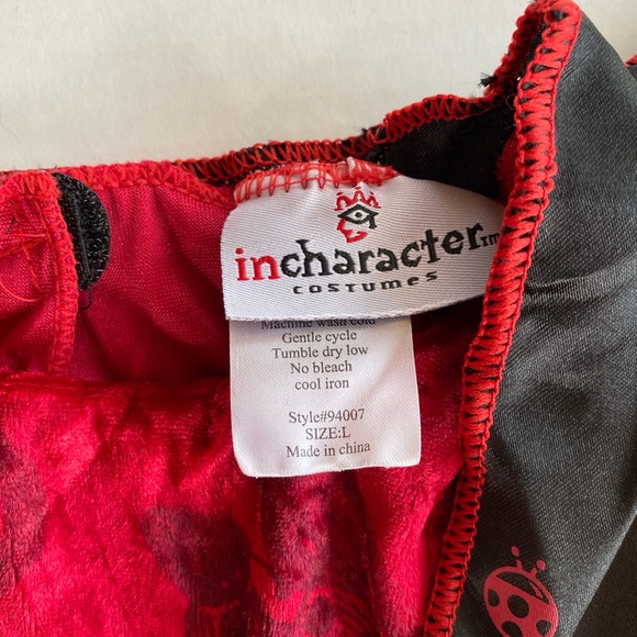 Ladybug Girls Costume L by InCharacter no headband - Picture 4 of 10